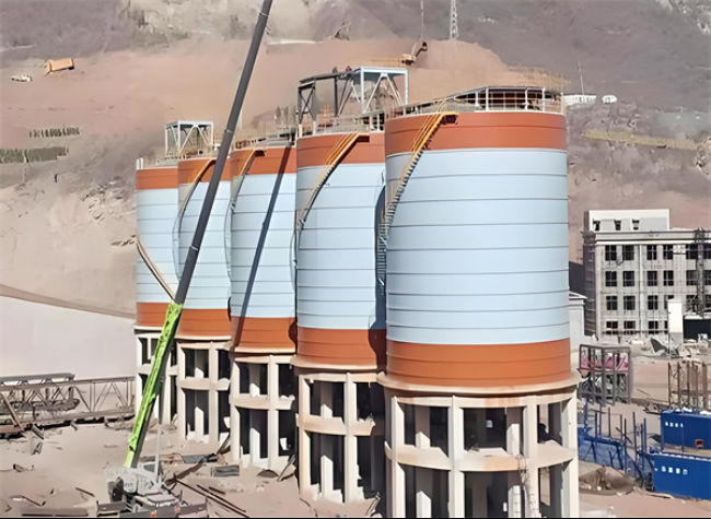 玛曲高架钢板仓